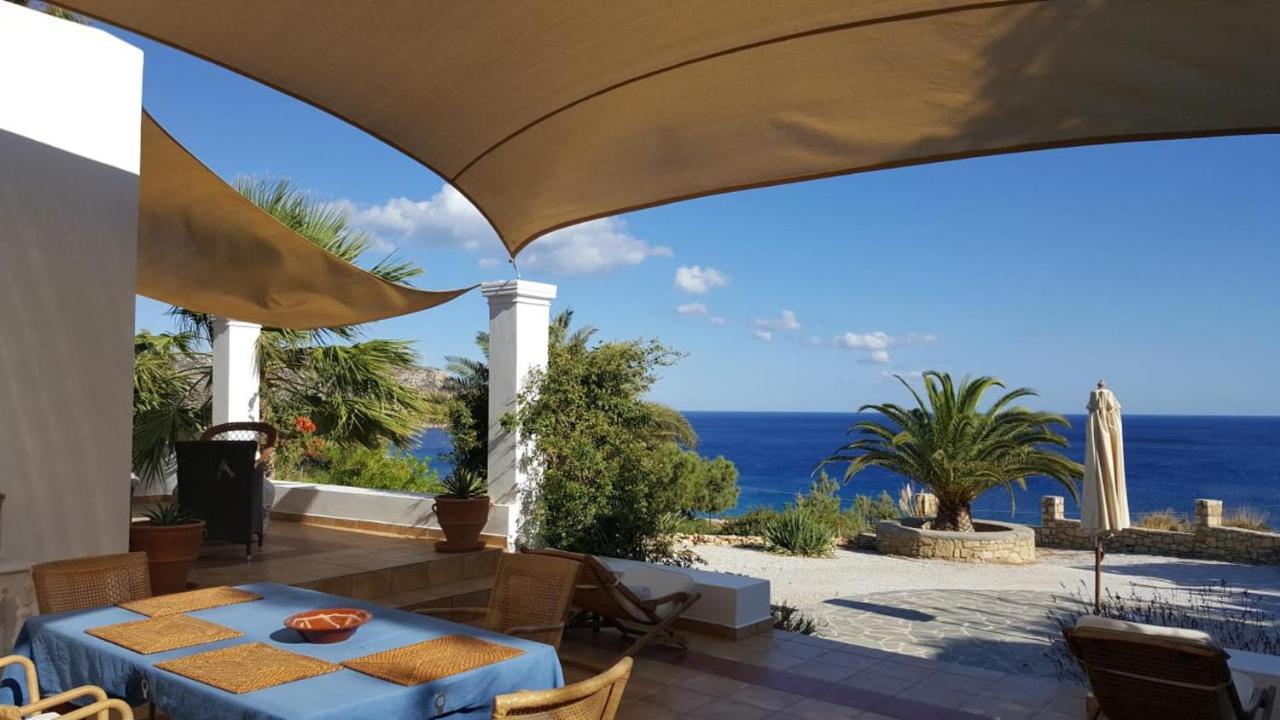 Tranquil Villa With Sea View In Ammopi Karpathos 阿莫皮 外观 照片