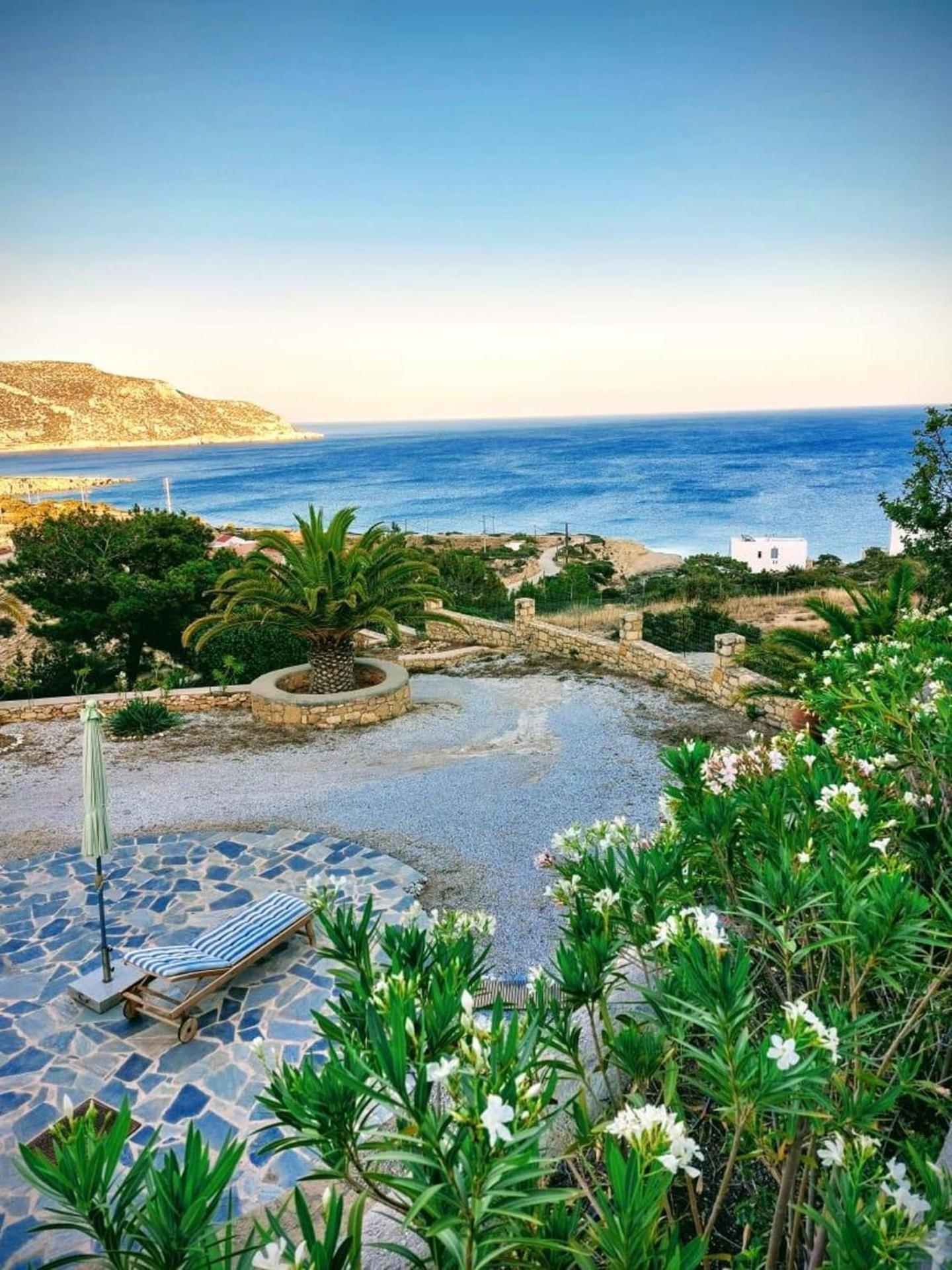 Tranquil Villa With Sea View In Ammopi Karpathos 阿莫皮 外观 照片